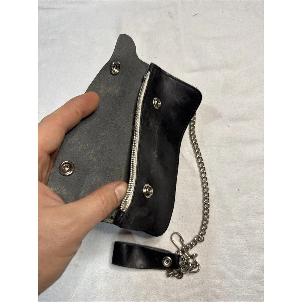 Old‎ School Leather Chain Wallet